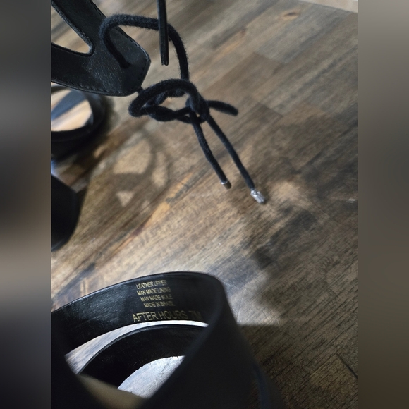 Gianni Bini Black After Hours Strappy Heeled Sandals - Picture 6 of 7